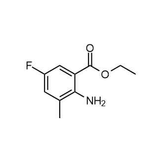 Ethyl2-amino-5-fluoro-3-methylbenzoate Structure