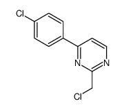 2-(chloromethyl)-4-(4-chlorophenyl)pyrimidine Structure