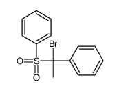 [1-(benzenesulfonyl)-1-bromoethyl]benzene Structure