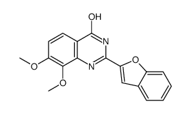 2-(1-benzofuran-2-yl)-7,8-dimethoxy-1H-quinazolin-4-one Structure