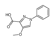 4-methoxy-1-phenylpyrazole-3-carboxylic acid structure