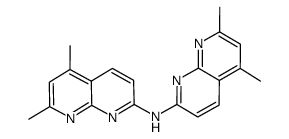 2-[N-(2,4-dimethyl-1,8-naphthyridyl)]amino-5,7-dimethyl--1,8-naphthyridin-7-yl Structure