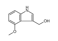 1H-Indole-3-methanol, 4-methoxy-结构式