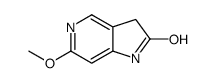 6-METHOXY-5-AZA-2-OXINDOLE结构式