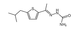 1-(5-isobutyl-[2]thienyl)-ethanone semicarbazone Structure