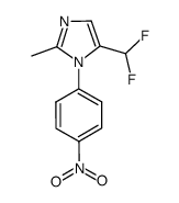 5-(difluoromethyl)-2-methyl-1-(4-nitrophenyl)-1H-imidazole Structure