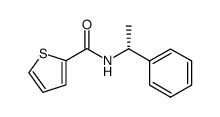 (R)-N-(1-phenylethyl)thiophene-2-carboxamide结构式