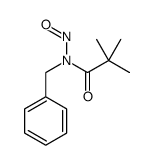 N-benzyl-2,2-dimethyl-N-nitrosopropanamide Structure