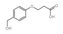 3-(4-hydroxymethylphenoxy)propionic acid Structure