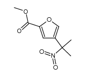 methyl 4-(2-nitropropan-2-yl)furan-2-carboxylate结构式