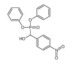 diphenoxyphosphoryl-(4-nitrophenyl)methanol Structure