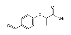 2-(4-formylphenoxy)propanamide Structure