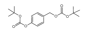 1-(tert-butoxycarbonyloxy)-4-[(tert-butoxycarbonyloxy)methyl]benzene Structure