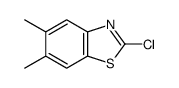 Benzothiazole, 2-chloro-5,6-dimethyl- (9CI) structure