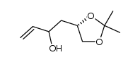 (5S)-5,6-O-isopropylidene-1-hexene-3,5,6-triol Structure