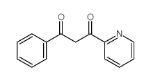 1-phenyl-3-pyridin-2-yl-propane-1,3-dione structure