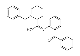 N-(2-benzoylphenyl)-1-benzylpiperidine-2-carboxamide Structure