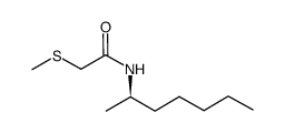 (R)-N-(heptan-2-yl)-2-(methylthio)acetamide Structure