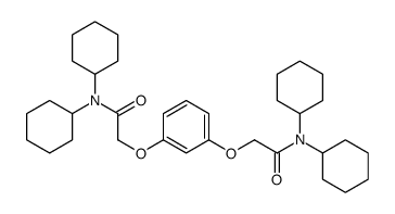 N,N-dicyclohexyl-2-[3-[2-(dicyclohexylamino)-2-oxoethoxy]phenoxy]acetamide Structure