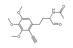 (S)-N-(4-(2-ethynyl-3,4,5-trimethoxyphenyl)-1-oxobutan-2-yl)acetamide结构式