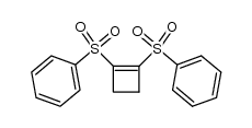 1,2-bis(phenylsulfonyl)-1-cyclobutene结构式