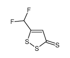 5-(difluoromethyl)dithiole-3-thione结构式