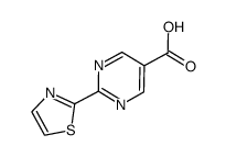 2-thiazol-2-yl-pyrimidine-5-carboxylic acid Structure
