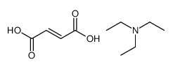 (2Z)-2-丁烯二酸与N,N-二乙基乙胺化合物结构式