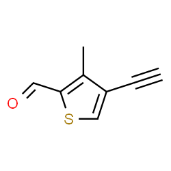2-Thiophenecarboxaldehyde, 4-ethynyl-3-methyl- (9CI) Structure