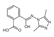 2-[(3,5-dimethyl-1,2,4-triazol-4-yl)carbamoyl]benzoic acid Structure