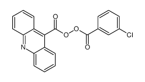 (3-chlorobenzoyl) acridine-9-carboperoxoate结构式