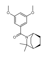 2-(3,5-Dimethoxybenzoyl)-3,3-dimethyl-2-azabicyclo[2.2.2]octan结构式