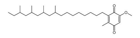 5-Methoxy-2-methyl-3-(9,11,13,15-tetramethylheptadecyl)cyclohexa-2,5-diene-1,4-dione Structure