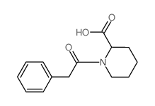 1-(2-Phenylacetyl)-2-piperidinecarboxylic acid结构式