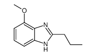 Benzimidazole, 4(or 7)-methoxy-2-propyl- (6CI) picture