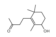 4-(3-Hydroxy-2,6,6-trimethyl-1-cyclohexen-1-yl)-2-butanon Structure