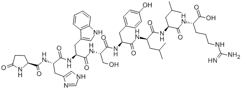 (D-Leu6)-LHRH (1-8) (free acid) trifluoroacetate salt结构式