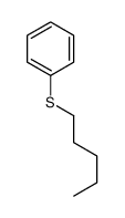 Pentyl(phenyl) sulfide结构式