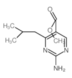Methyl 2-amino-4-isobutylpyrimidine-5-carboxylate structure