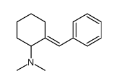 (2E)-2-benzylidene-N,N-dimethylcyclohexan-1-amine结构式