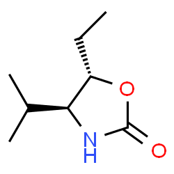 2-Oxazolidinone,5-ethyl-4-(1-methylethyl)-,(4S-trans)-(9CI)结构式