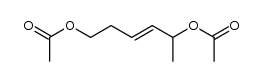 1,5-diacetoxy-3-hexene Structure