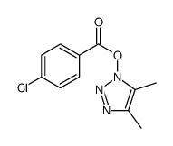 (4,5-dimethyltriazol-1-yl) 4-chlorobenzoate Structure