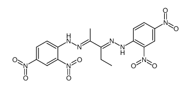 2,3-pentadione bis(2,4-dinitrophenylhydrazone)结构式