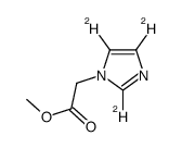 Methyl Imidazol-1-yl-acetate-d3结构式