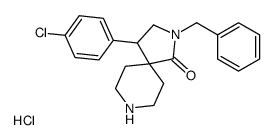 2-benzyl-4-(4-chlorophenyl)-2,8-diazaspiro[4.5]decan-1-one,hydrochloride结构式