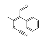 (4-oxo-3-phenylbut-2-en-2-yl) thiocyanate Structure