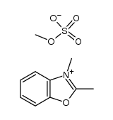 2,3-dimethyl-benzooxazolium, methyl sulfate结构式