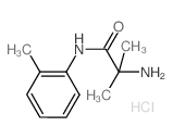 2-Amino-2-methyl-N-(2-methylphenyl)propanamide hydrochloride结构式