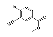 methyl4-bromo-3-cyanobenzoate structure